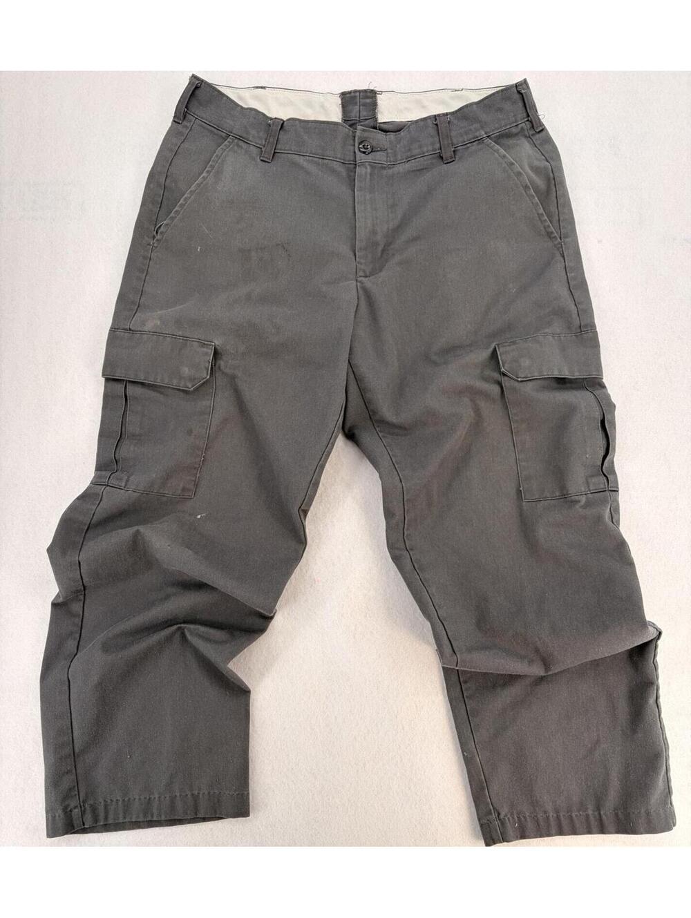 Red Kap Cargo Pants Waist 34-30 in.‎ Gray Relaxed Workwear Casual